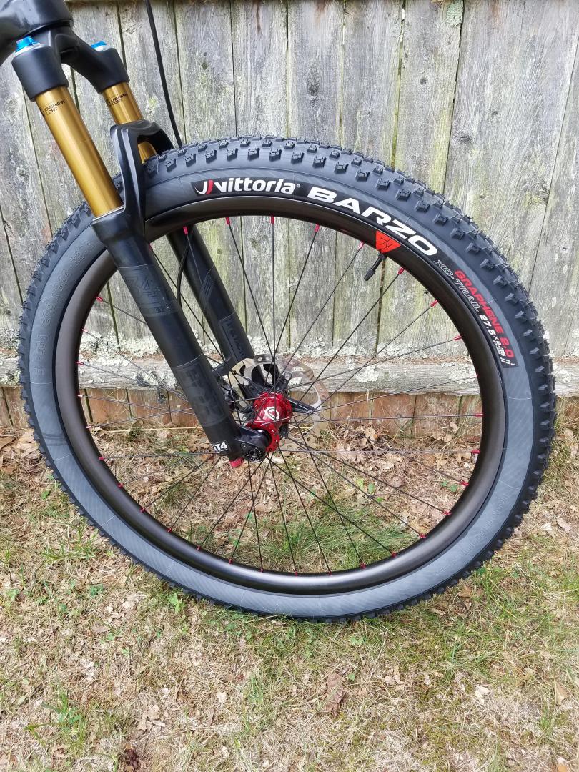 red mtb rims