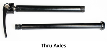 Pros and cons of the bike QR and thru axle