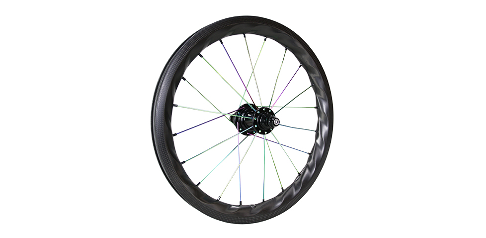 customized-carbon-wheelset-for-16inch-brompton-folding-bike