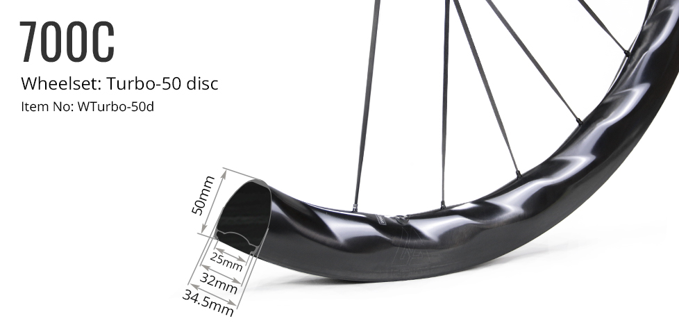 Lightbicycle-turbo-50-disc-brake-25mm-int-wide-65mm-deep-carbon-wheelset