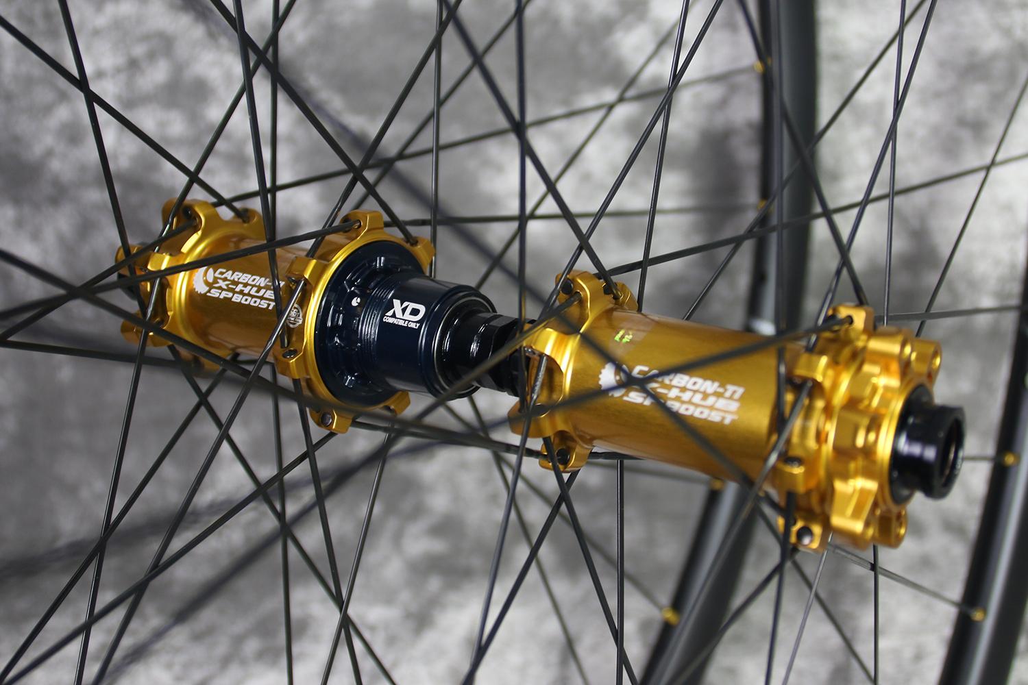 gold mtb hubs